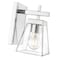 Z-Lite Lauren Wall Sconce, 1-Light, 5 In.W x 6.5 In.L x 8.5 In.H, Chrome/Clear 819-1S-CH - alternate 4